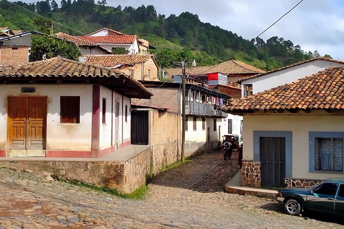 maisons coloniales au Honduras