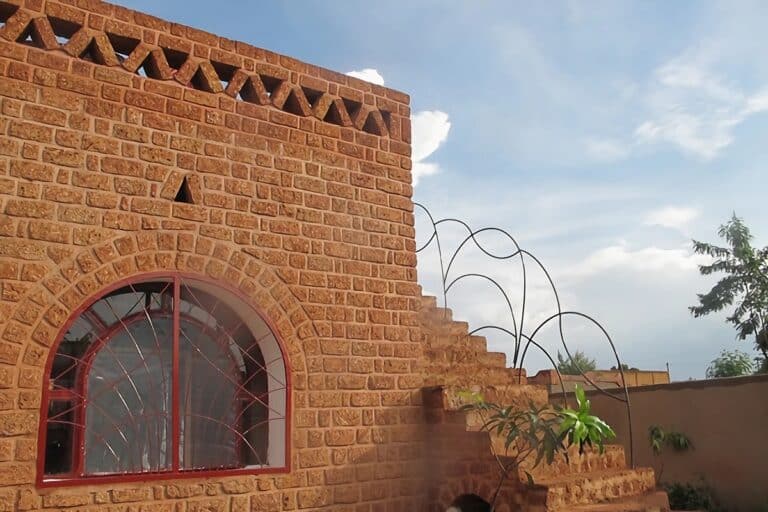 maison en voute nubienne à Ouagadougou