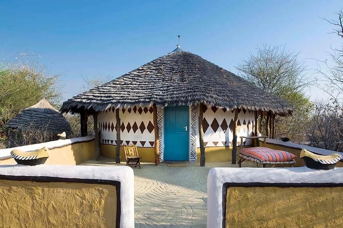 hutte kalanga au botswana