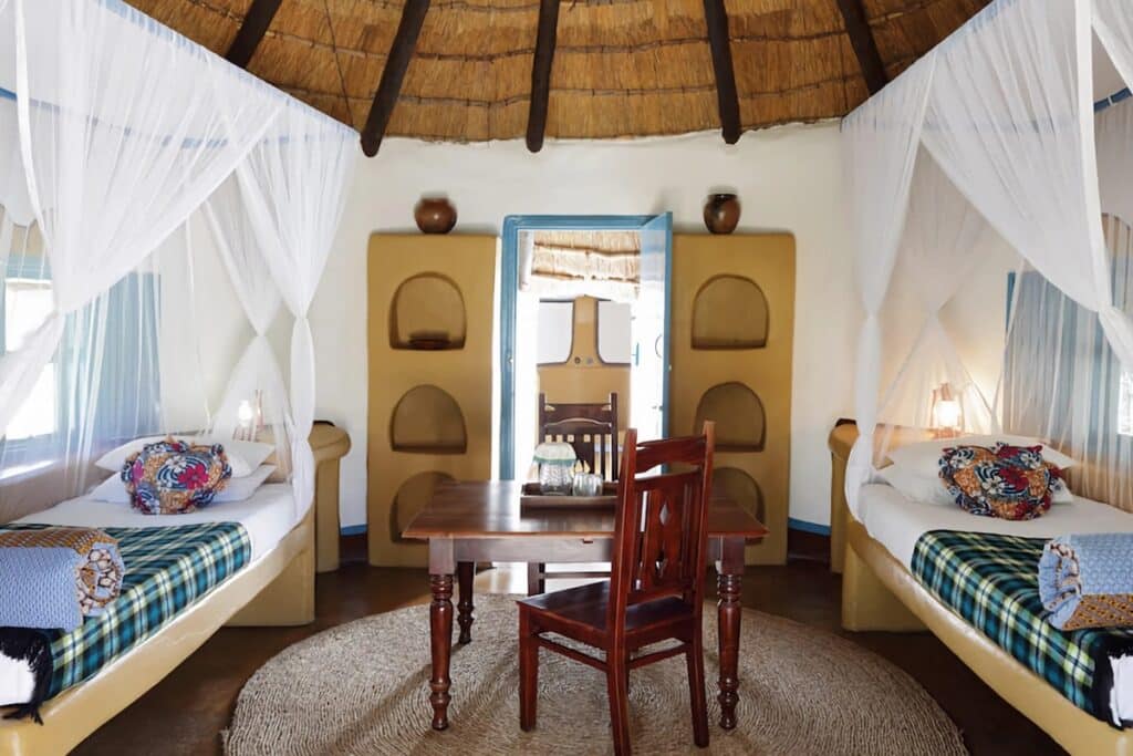 intérieur hutte kalanga