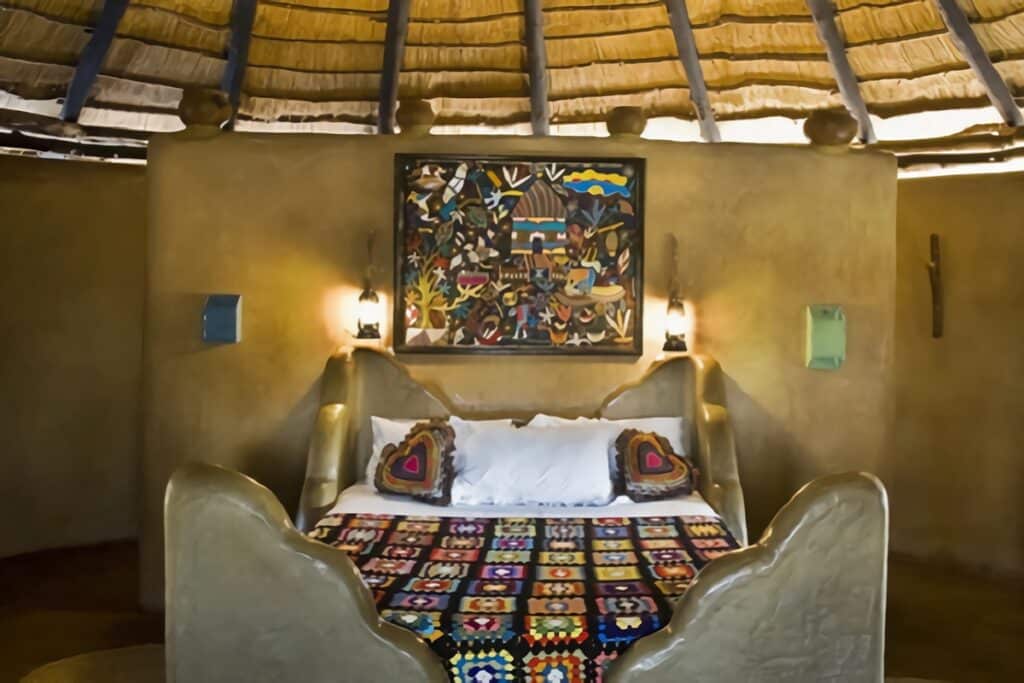 intérieur hutte kalanga
