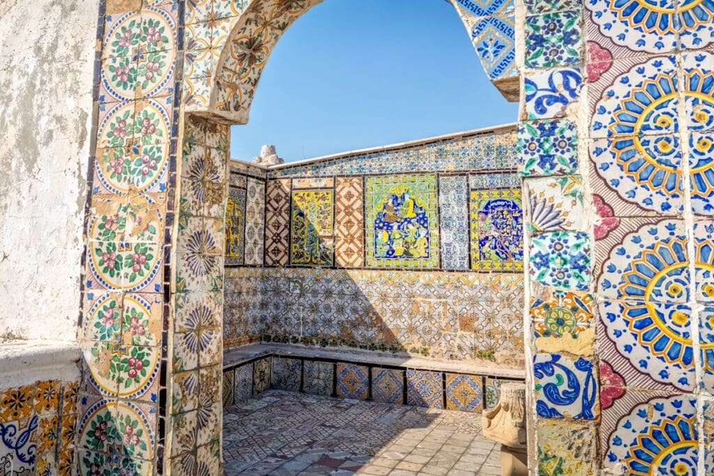 zelliges sur les toits de la Médina de Tunis