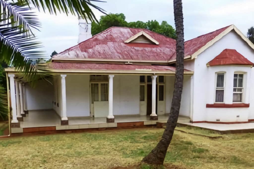 ancienne maison coloniale au Zimbabwe