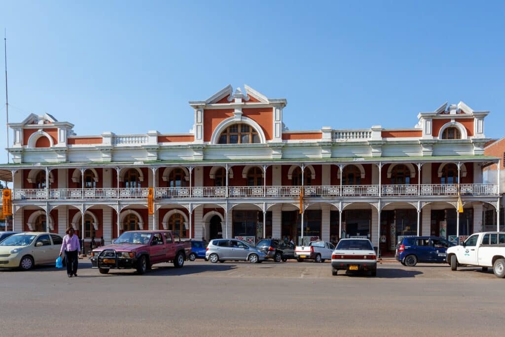 bâtiment colonial à Bulawayo