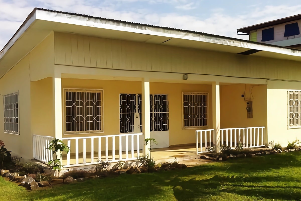 maison de ville typique du Cameroun