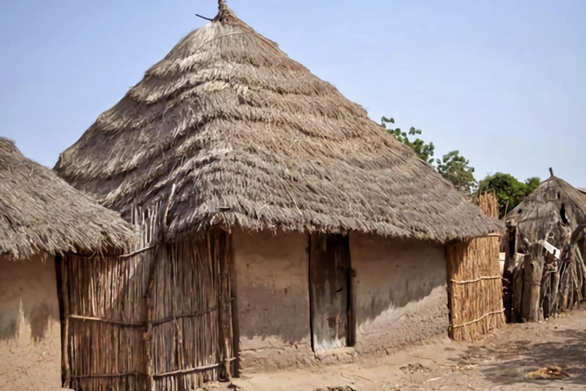 maisons rurales en Gambie