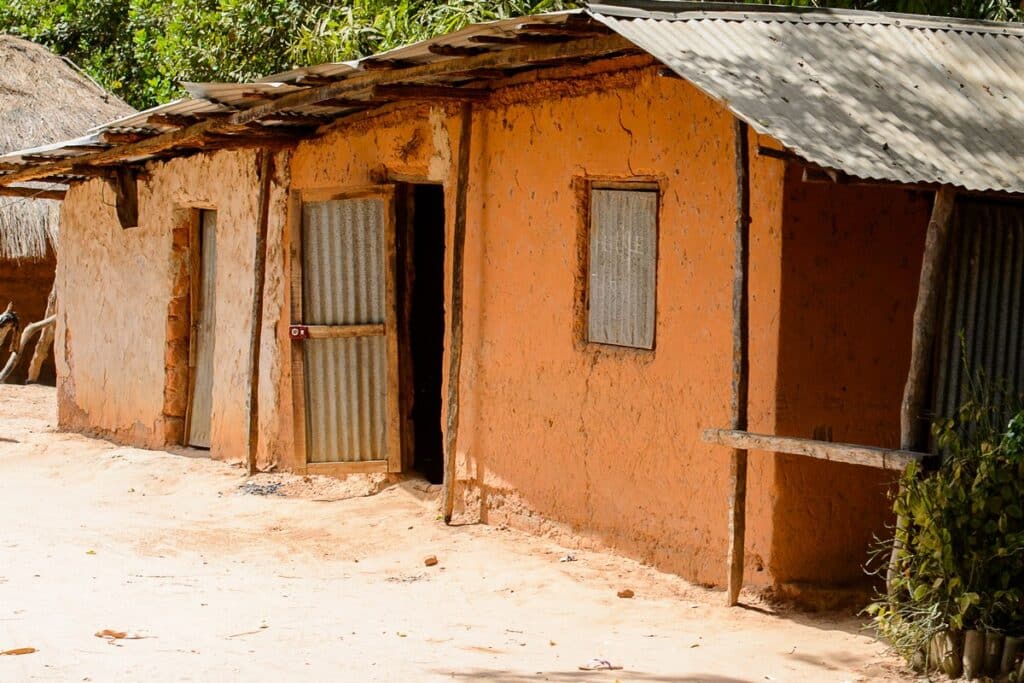 maison rurale en Guinée Bissau