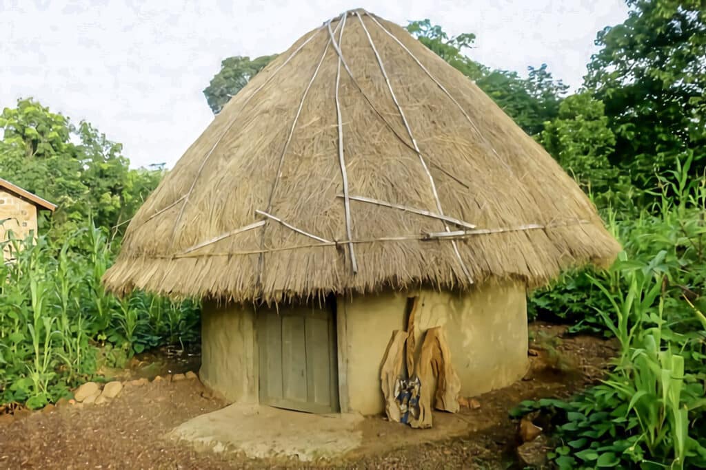 petite hutte ronde