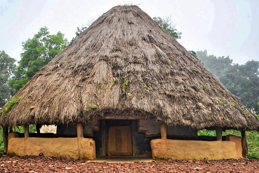 hutte en Guinée