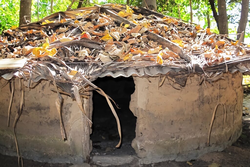 hutte traditionnelle mandingue