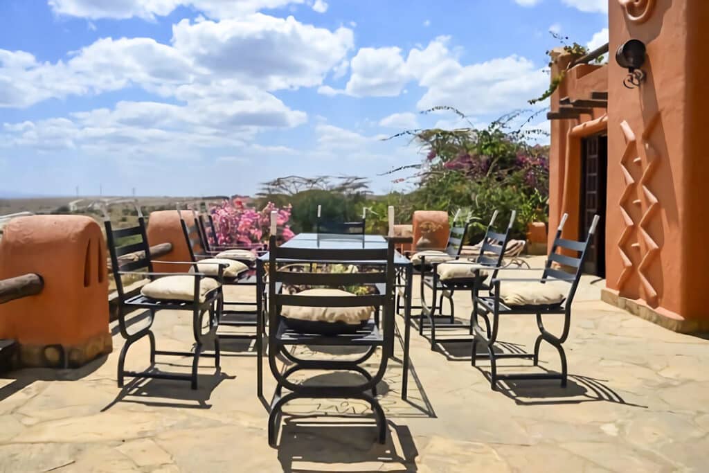 terrasse de la maison