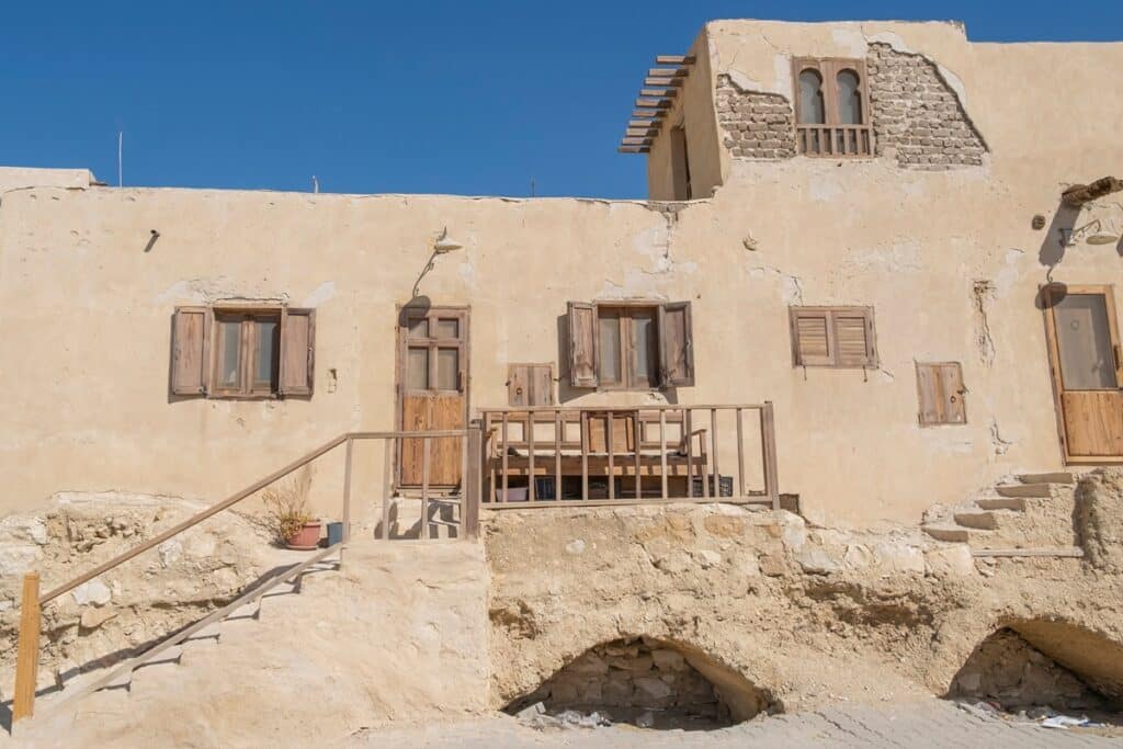 maison rurale traditionnelle en Égypte