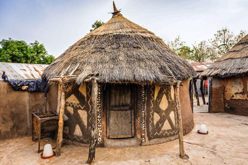 hutte ronde ghanéenne