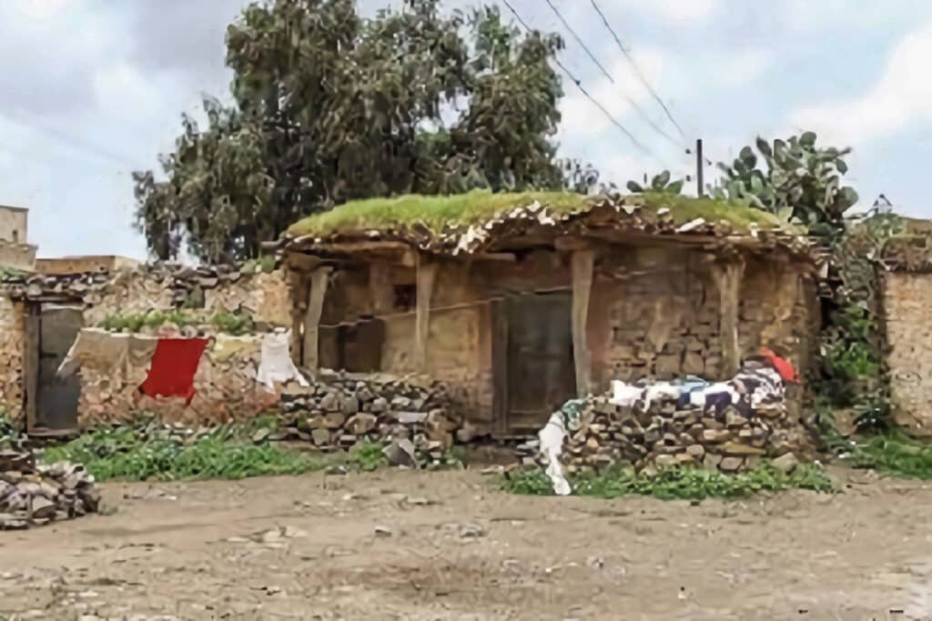 maison traditionnelle Hidmo en Érythrée