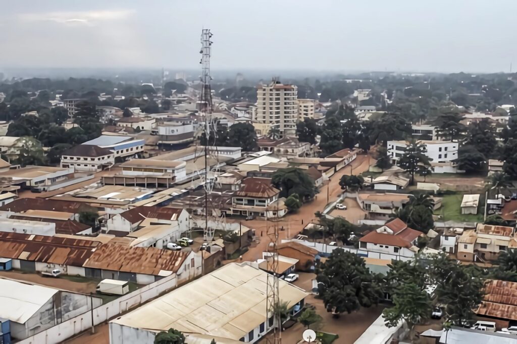 vue sur bangui
