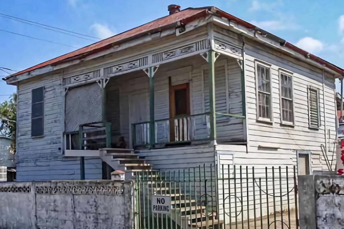 maison coloniale à Belize City