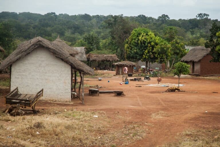 maisons rurales en Côte d'Ivoire