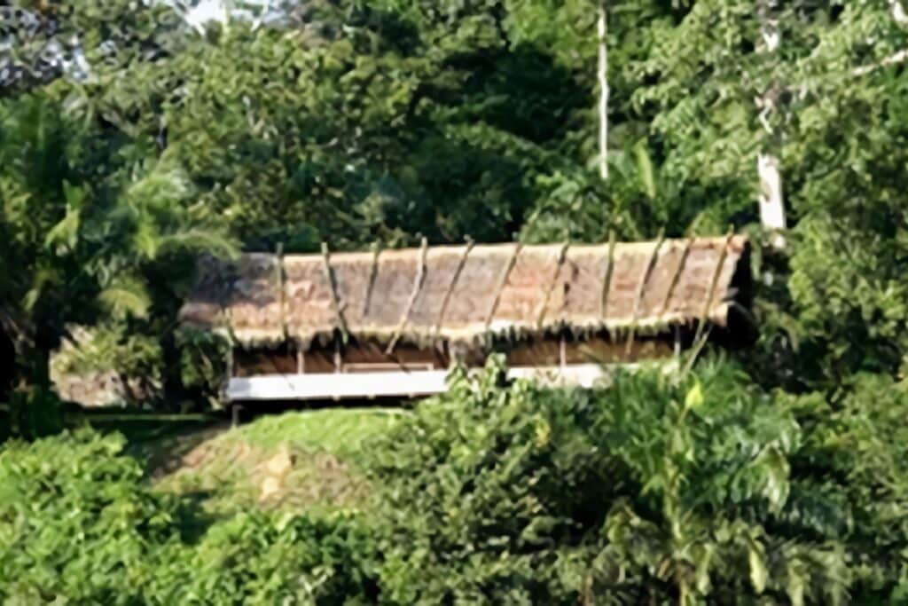 grande hutte de chaume