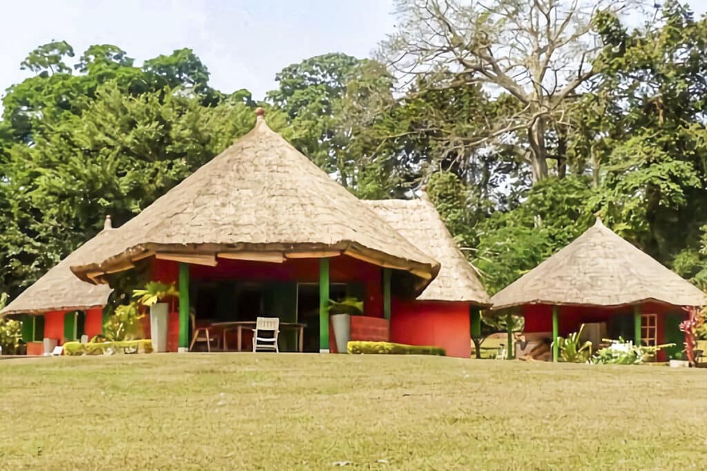 façade de la villa