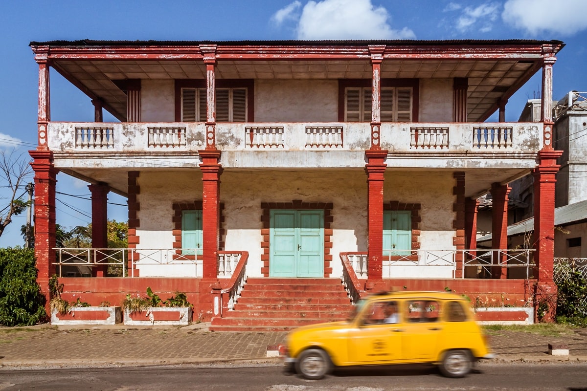 maison coloniale à Madagascar