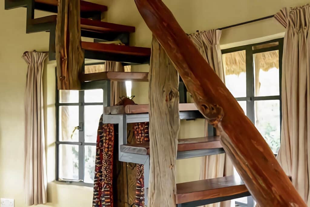 escalier en bois