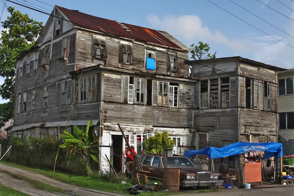 vieilles maisons en bois à Georgetown