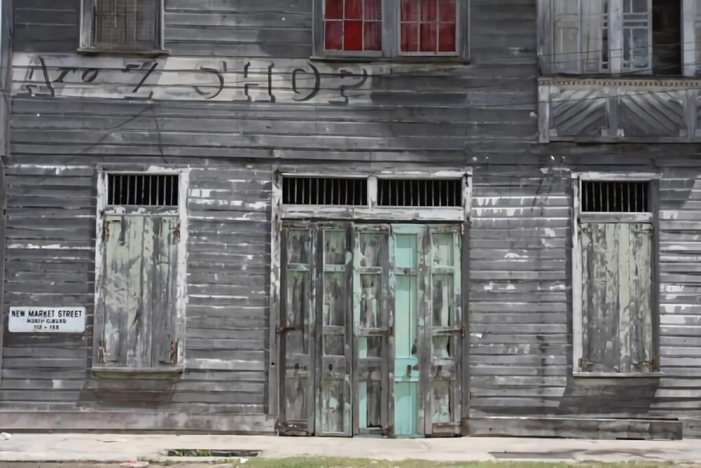 façade en bois