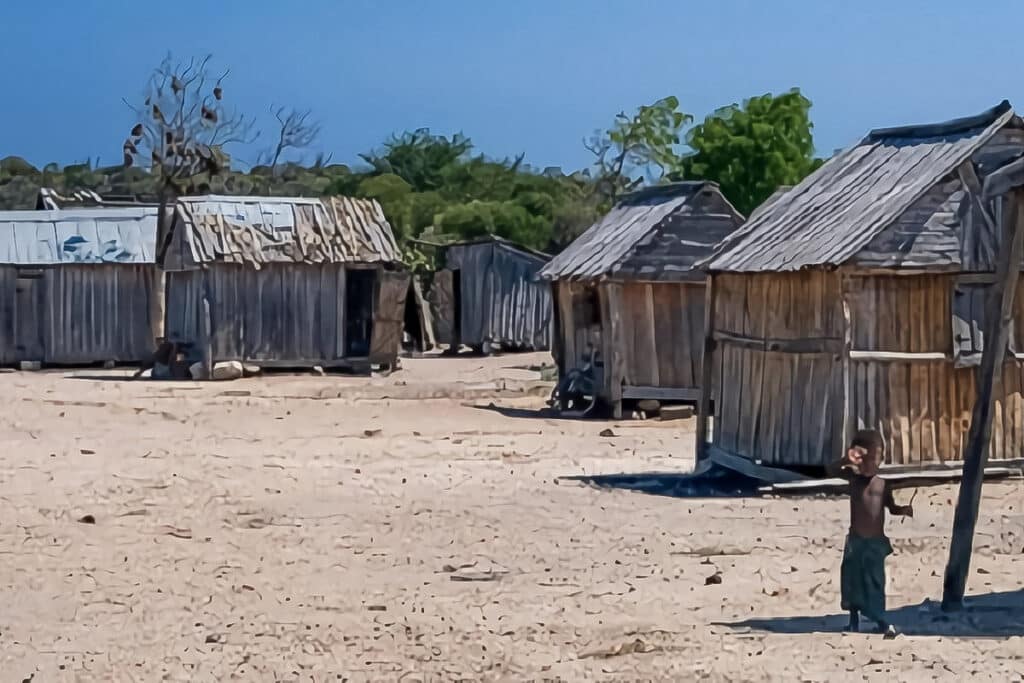 maisons en bois du peuple Antandroy