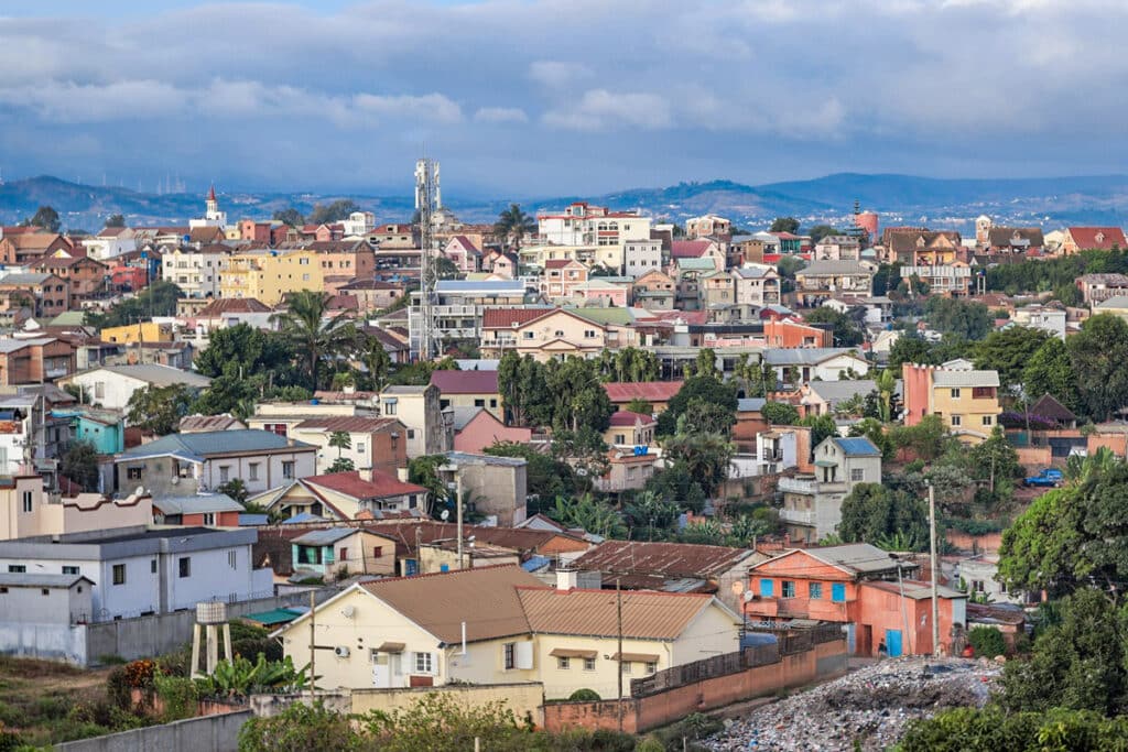 maisons modernes à Antananarivo  à Madagascar