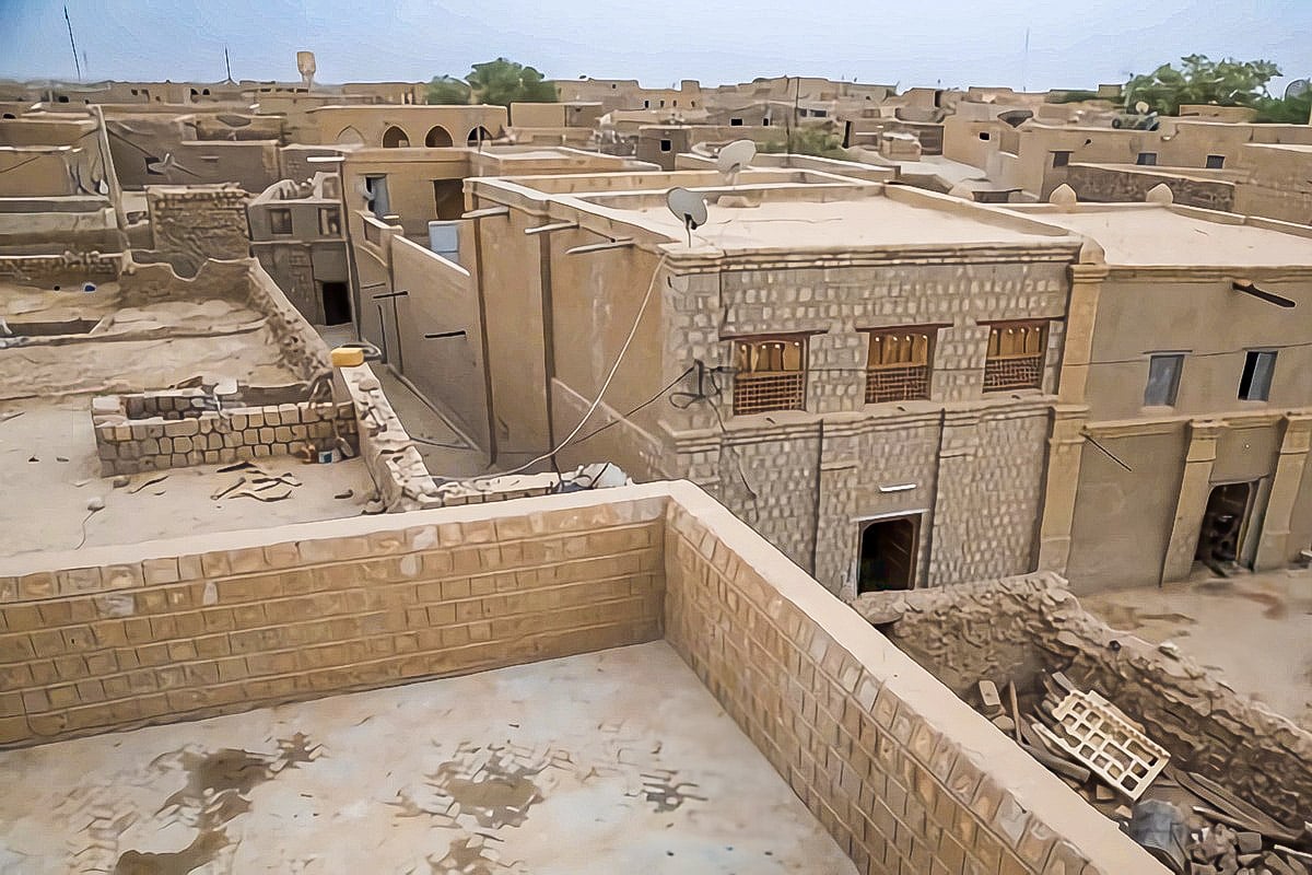 maisons de boue à Tombouctou