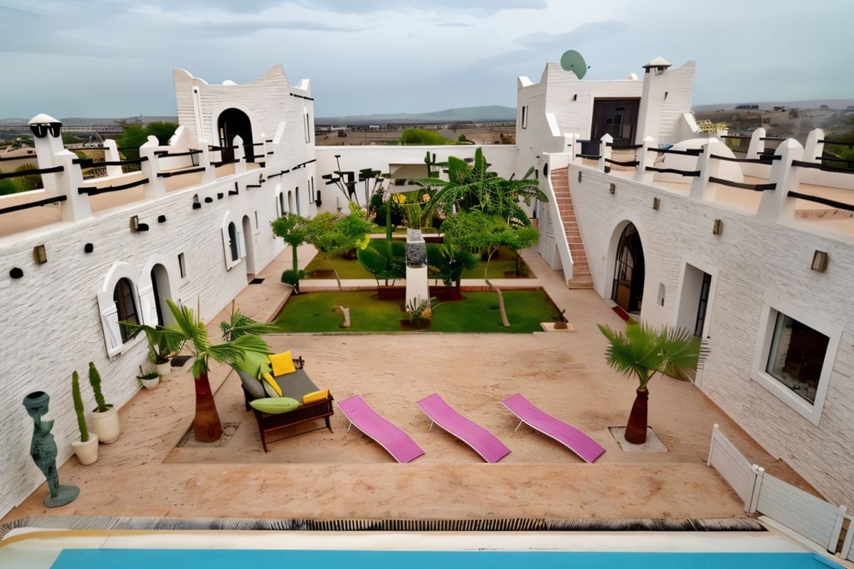 villa marocaine traditionnelle