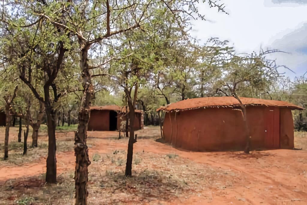 village maasai traditionnel