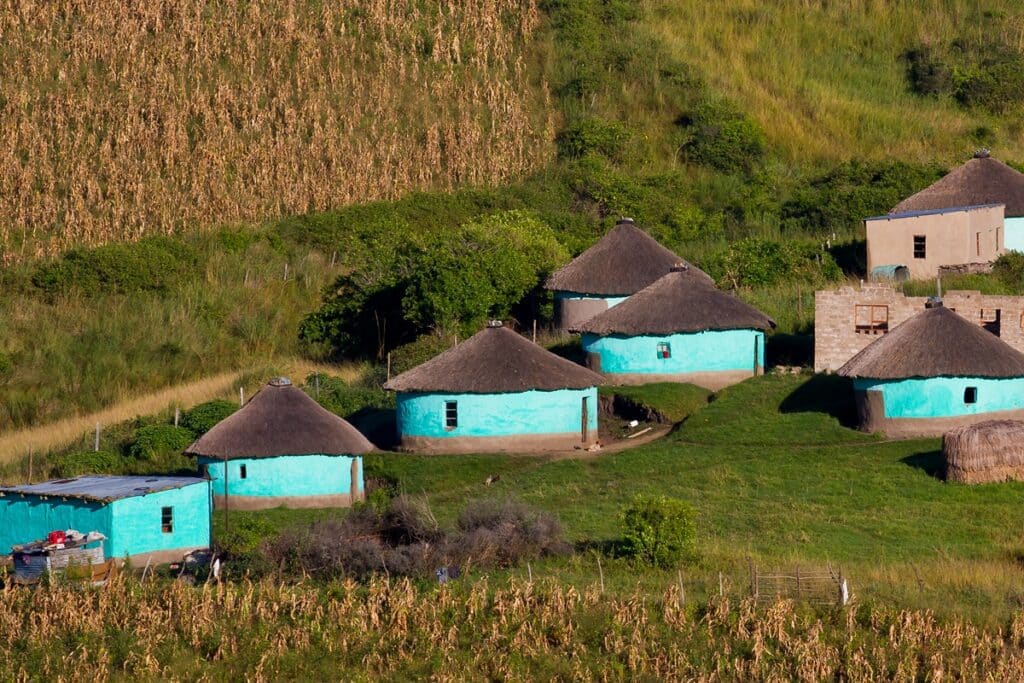village de huttes xhosa