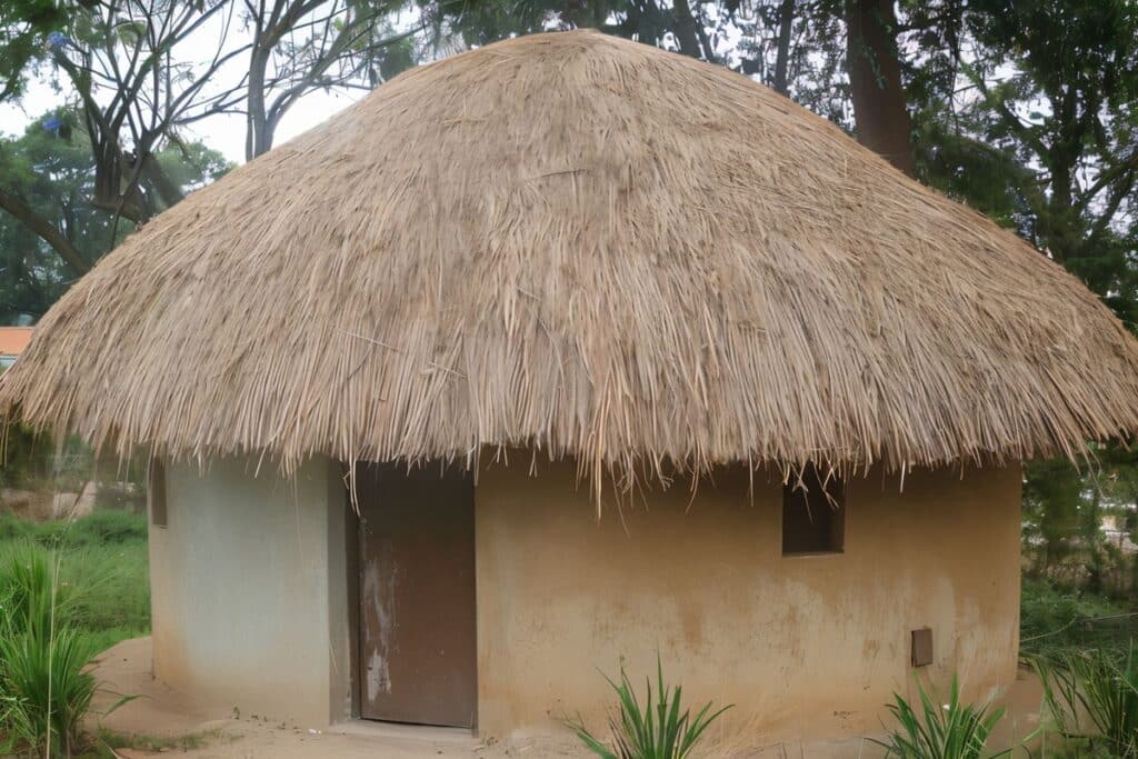 La hutte du peuple Alur