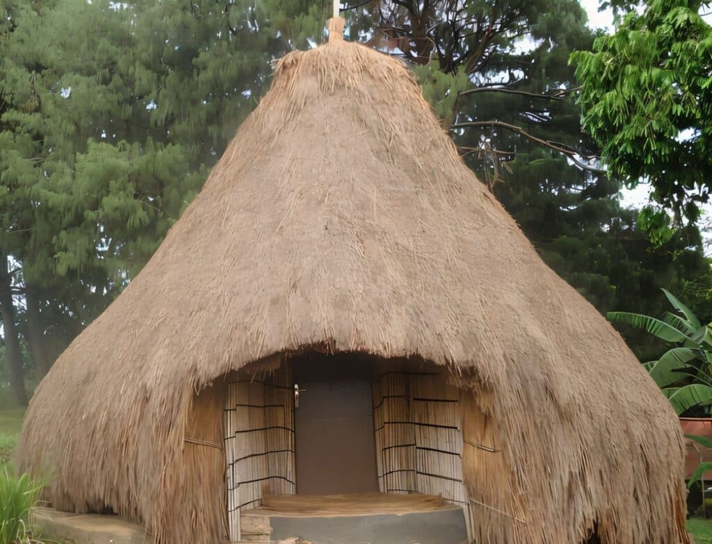 La hutte du peuple Batoro