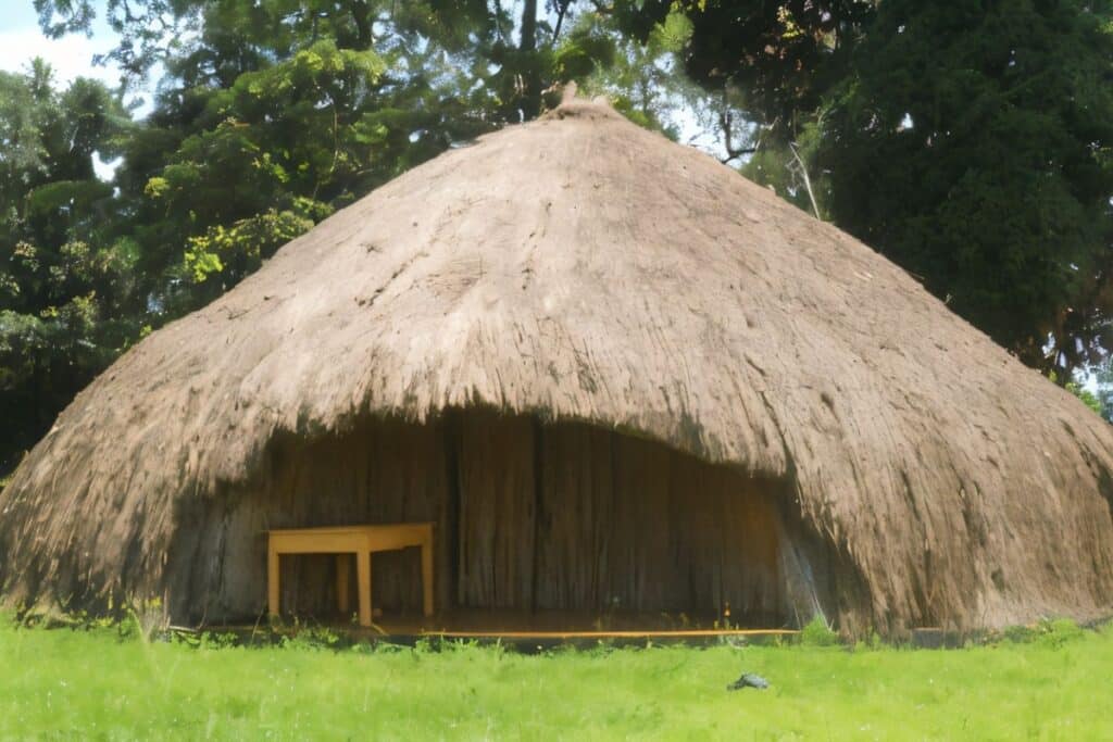 La hutte du peuple Ganda