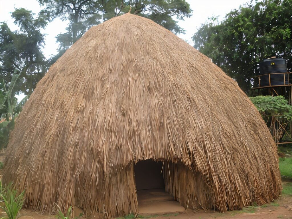 La hutte du peuple Kiga