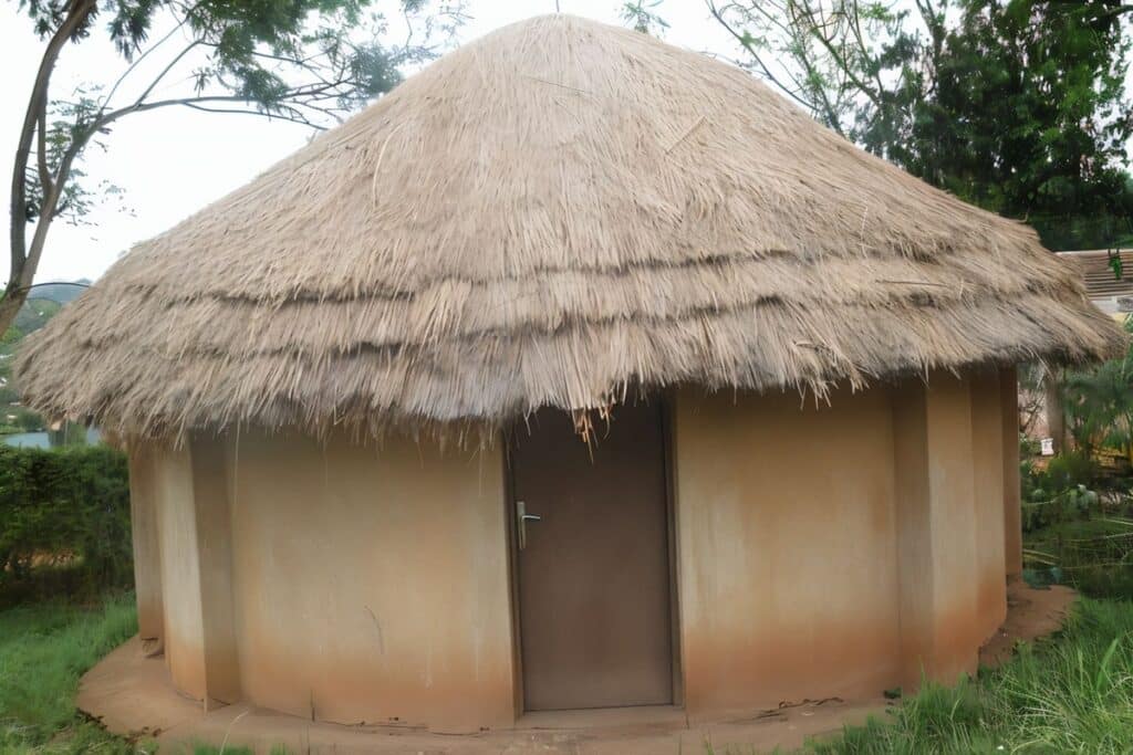 La hutte du peuple Madi