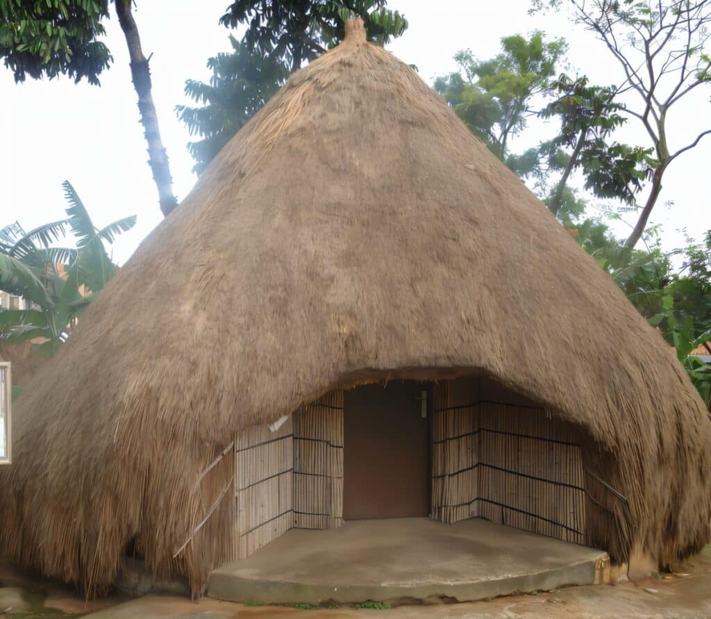 La hutte du peuple Nyoro