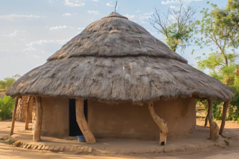 Les huttes traditionnelles en Ouganda
