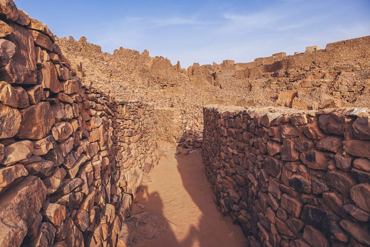ruelle et maisons ksour de mauritanie