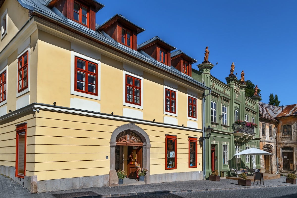Les maisons bourgeoises de Banská Štiavnica