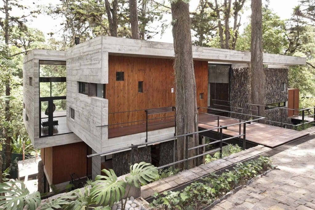 Maison contemporaine au Guatemala