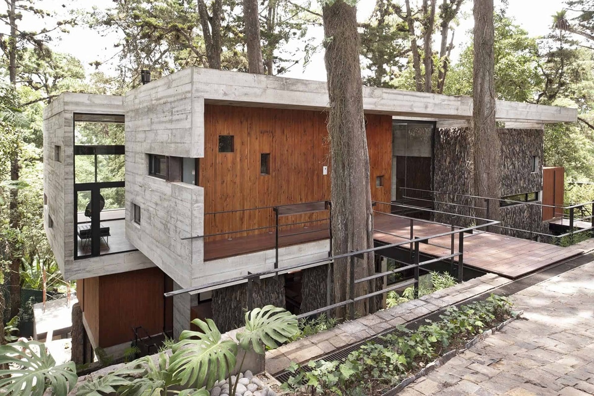 Maison contemporaine au Guatemala