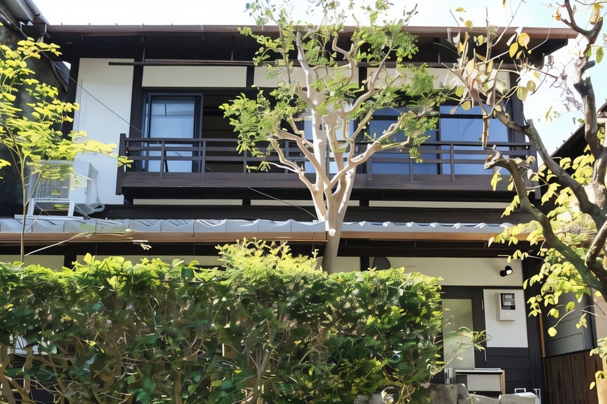 maison traditionnelle japonaise à Kyoto