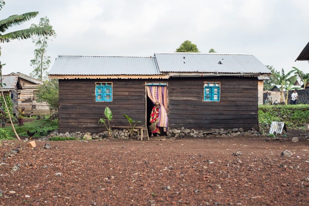 maison rurale en RDC
