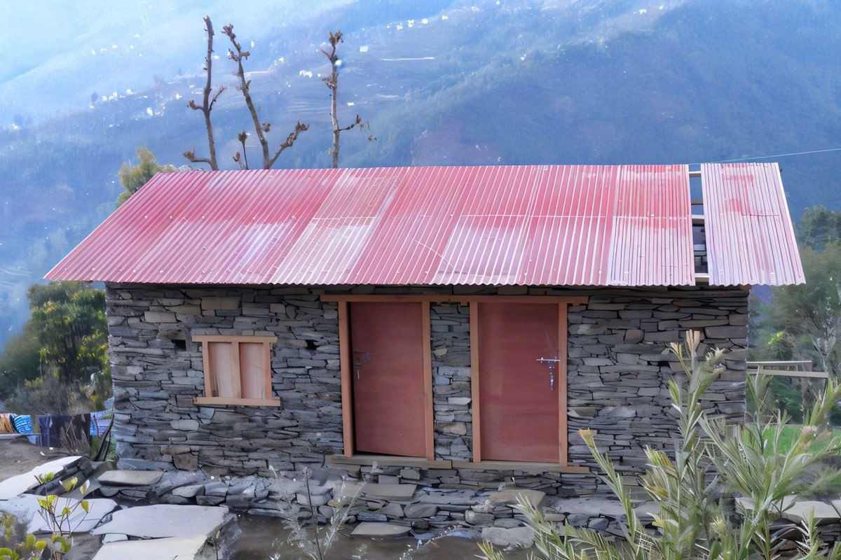 maison rurale typique népal