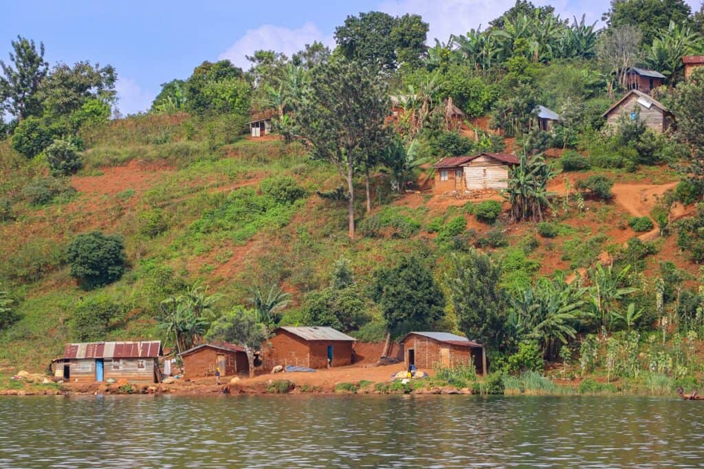 maisons rurales au Congo