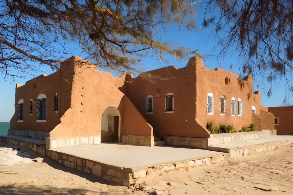 Maison typique de Mauritanie