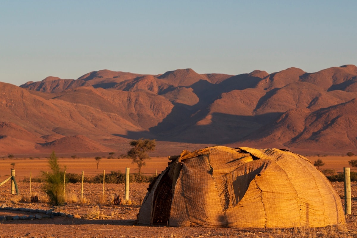 La hutte du peuple Nama